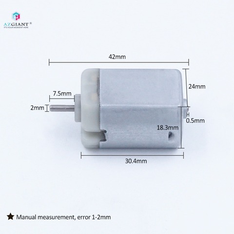 Motor de actuador de bloqueo de 7,5mm FC 280PC eje plano, O eje, reparación de bloqueo de puerta de alimentación para Motor de coche motor de maletero, Motor de espejo trasero ► Foto 1/6