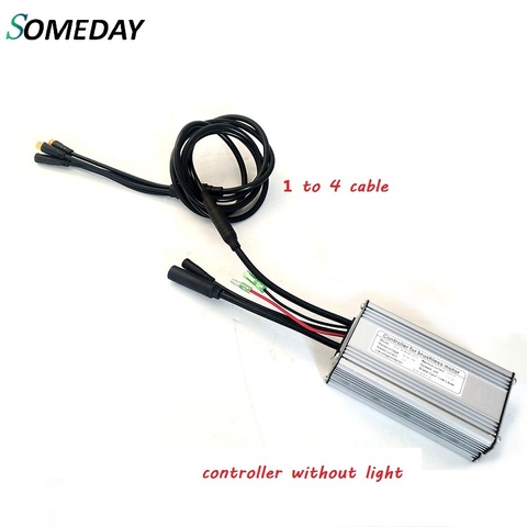 SOMEDAY Ebike-controlador de ondas cuadradas KT36V/48V 14A/15A/17A/22A Kunteng 24V 20A, con enchufe impermeable de 1 a 4 cables ► Foto 1/6