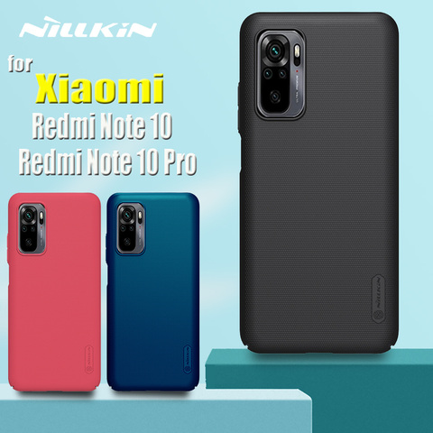 NILLKIN-carcasa de plástico duro para Xiaomi Redmi Note 10 Pro, carcasa de protección esmerilada para PC, funda trasera del teléfono en Redmi Note 9T 9s 9 Pro ► Foto 1/6