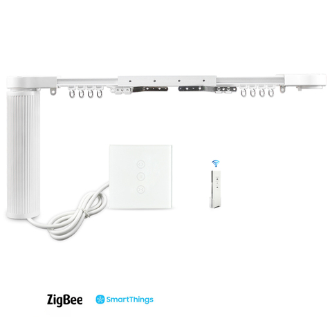 Inteligente hogar eléctrico Zigbee cortinas inteligentes con cortina de Control de pared interruptor SmartThings ► Foto 1/4