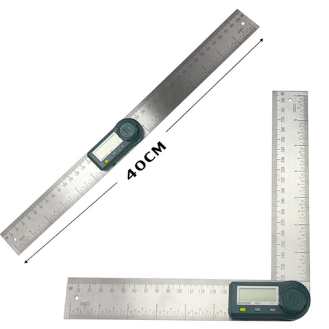 Inclinómetro de ángulo Digital de 200 mm y 8 pulgadas, regla Digital de ángulo, goniómetro electrónico, buscador del ángulo del transportador, herramienta de medición ► Foto 1/6