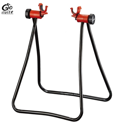 Soporte plegable Vertical triangular para bicicleta de montaña, accesorios para bicicleta, soporte para ajustar la limpieza, reparación, soporte de bicicleta ► Foto 1/6