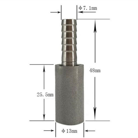 Difusor de ozono de 316L, piedra de burbuja de acero inoxidable, aireación microporosa sinterizada/difusión de oxigenación ► Foto 1/6