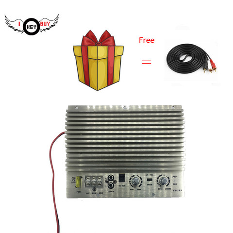 Tengo llave comprar HiFi-Super-potencia 1000 W 12 V amplificador de coche bajo Subwoofer de Auto amplificadores de plata ► Foto 1/6