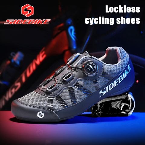 Sidebike-zapatos para ciclismo de montaña para hombre y mujer, calzado antideslizante y transpirable, ultraligero, 565g ► Foto 1/6