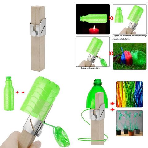 Cortador de botellas de plástico, herramienta de cuerda de plástico portátil, Kit DIY creativo para exteriores, herramienta de corte ambiental para el hogar y el jardín ► Foto 1/6