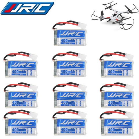 JJRC-batería recargable Original de 3,7 V, 400mah, 30C, para JJRC H31, piezas de repuesto de 3,7 V, batería Lipo para JJRC H31, 10 Uds. ► Foto 1/6