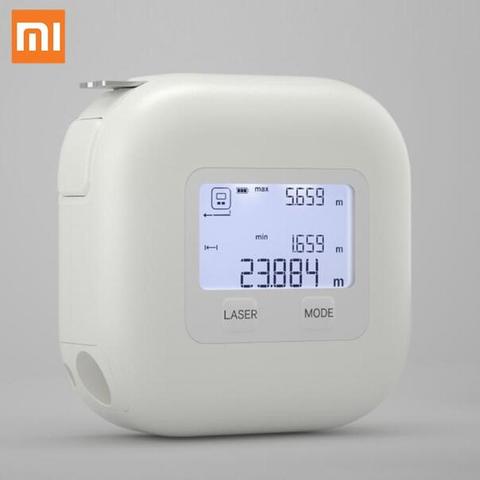 XiaomiAKKU-cinta métrica láser Digital 2 en 1, telémetro láser con pantalla LCD, herramientas de medición ► Foto 1/6