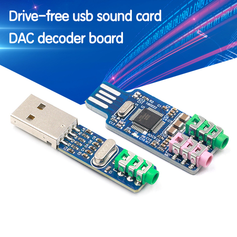 5V Mini PCM2704 USB DAC de alta fidelidad tarjeta de sonido USB de placa de decodificador de DAC módulo Arduino Raspberry Pi de 16 Bits ► Foto 1/6