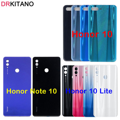 Funda de batería trasera para Huawei Honor 10, Panel de cristal para puerta trasera de la carcasa, reemplazo de batería ► Foto 1/6