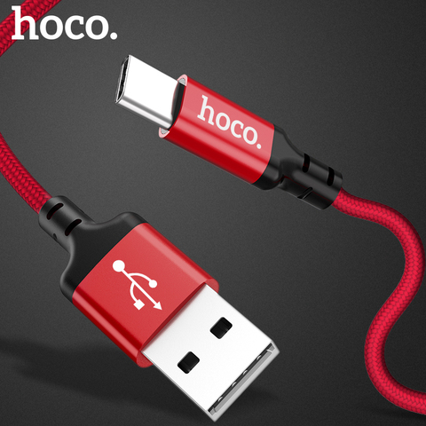 HOCO USB Original Cable de tipo C 2A USB-C Cable de datos de carga rápida Cable tipo-C Cable de cargador USB para Galaxy S8 más Xiaomi 6 Mi5 ► Foto 1/6