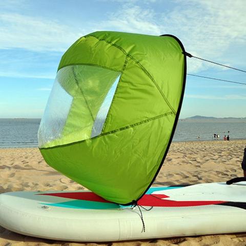 Kit de velero plegable para Kayak, tabla de Paddle, navegación canoa, remo, barco, ventana transparente ► Foto 1/6
