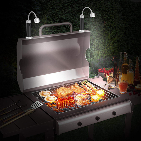 Base magnética multiusos Led barbacoa parrilla luz 360 grados ajustable para fiesta al aire libre Camping barbacoa luces Accesorios ► Foto 1/6