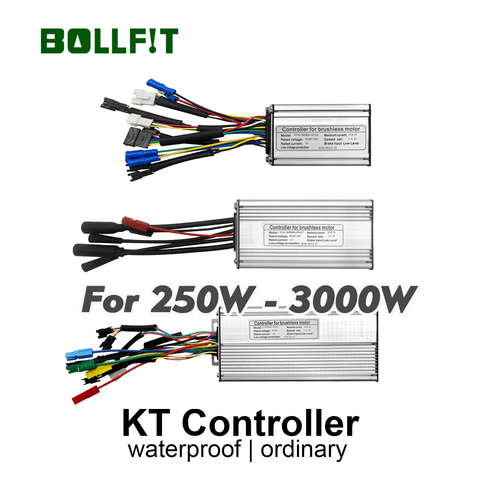 Mando a distancia KT 36 48 V 250 350 500 750 1000 1500 W, controlador bicicleta eléctrica sin escobillas, resistente al agua, Kit de conversión de bicicleta eléctrica ► Foto 1/6