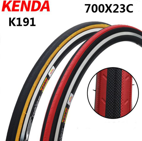 KENDA-neumático de bicicleta K191, ruedas para bicicleta de carretera, 700 X 23C 700C, pneu, piezas maxxi, 8 colores, superventas ► Foto 1/4