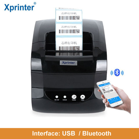 127 mm/s Puerto USB impresora de etiquetas de código de barras impresora de código de barras térmica impresora térmica de recibos para 58mm o de 80mm de papel térmico ► Foto 1/6