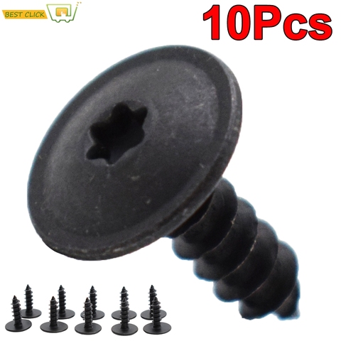 10 unids / lote, cubierta de motor, protector contra salpicaduras, arco de rueda, clips de sujeción de tornillo Torx universales para VW para Audi, clips de 4.8x16mm ► Foto 1/6