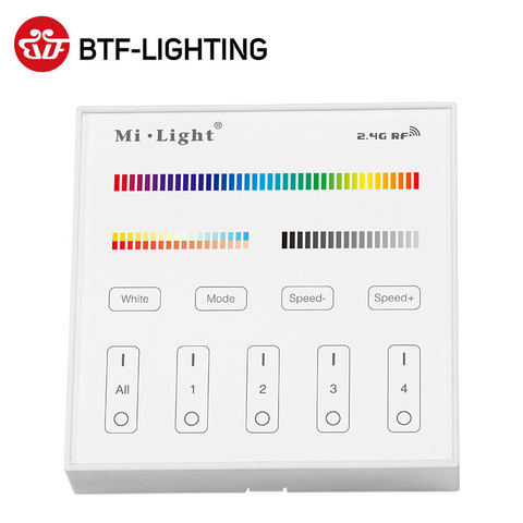 Panel de alimentación de batería seca sensible al tacto, controlador remoto para un solo Color CCT RGB RGBW RGB + CCT, tira de luz LED de 4 zonas ► Foto 1/6