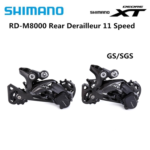 Desviador trasero SHIMANO DEORE XT RD M8000 bicicleta de montaña M8000 GS SGS MTB desviadores 11-velocidad 22/33-velocidad ► Foto 1/6