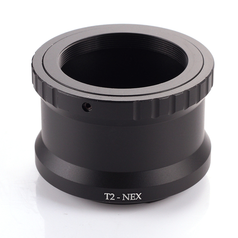 Anillo adaptador de lente de espejo teleobjetivo T2-NEX para cámaras Sony NEX e-mount para fijar lentes de montaje T2/T ► Foto 1/6