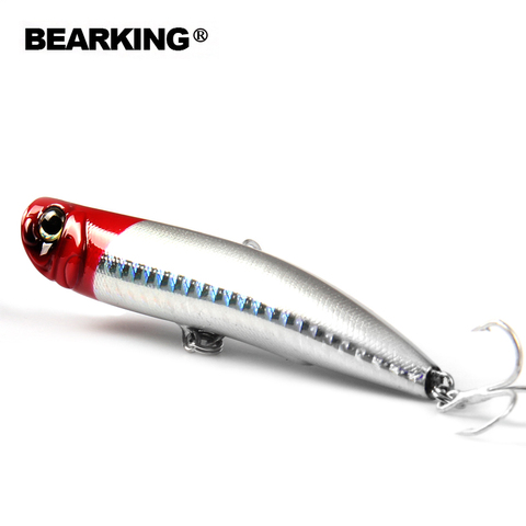 Bearking caliente al por menor buenos Señuelos de Pesca Popper minnow señuelos de calidad profesional 100mm/10g swimbait articulado cebo Crankbait ► Foto 1/6