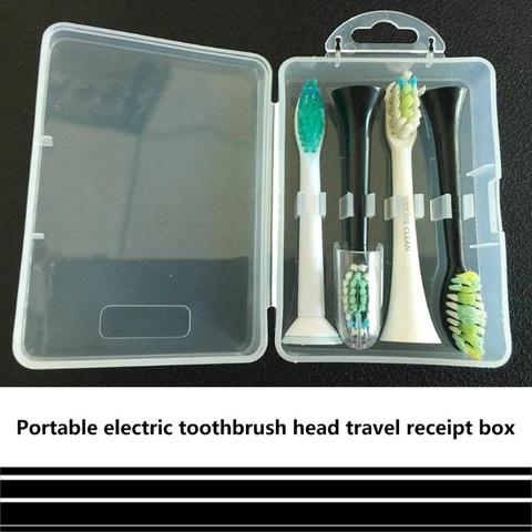 Estuche de almacenamiento para cabezal de cepillo de dientes eléctrico, caja portátil de viaje transparente, soporte Universal para Philips Oral B Sushi Panasonic ► Foto 1/6