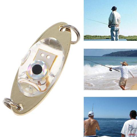 Señuelo de pesca LED, lámpara subacuática con forma de ojo, lámpara de señuelo intermitente, de alto brillo, Q8T7 ► Foto 1/6