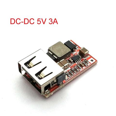 Módulo de cargador USB para coche, convertidor reductor de CC, 12V/24V a 5V, 3A, 6-24V, 5 uds. ► Foto 1/5