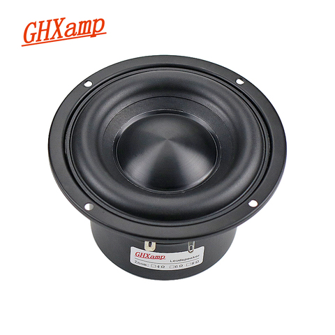 4 pulgadas Subwoofer altavoz de alta fidelidad diamante negro de cerámica de alúmina casquillo Woofer militar magnética Bass Soundbox 20 W-50 W 4 ohm 1 unid ► Foto 1/6