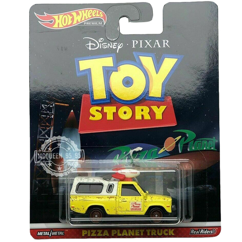 Hot Wheels-Camión de juguete de Metal fundido a presión para niños, camión de juguete de PIZZA, coche Real, escala 1/64 ► Foto 1/1