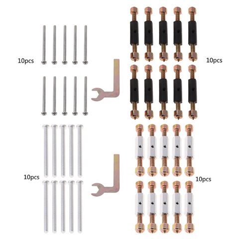 Interruptor de pared de tipo Cassette herramientas de reparación de daños minúscula, soporte de longitud ajustable, barra, tornillo de palanca, 10 pares, 86 tipos ► Foto 1/6