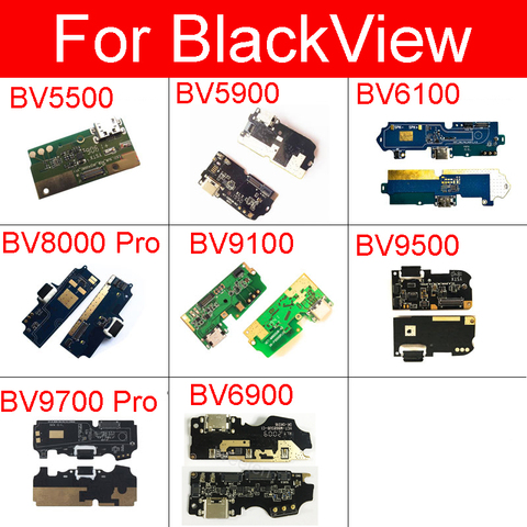 USB de la placa del cargador para Blackview BV5500 BV5900 BV6100 BV8000 BV9500 BV9100 BV9700 Pro BV6900 Placa de puerto de carga de piezas de reparación ► Foto 1/6