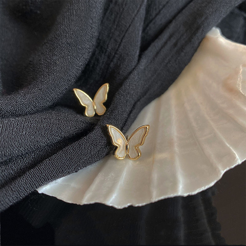 Pendientes de mariposa acrílica Retro coreanos, aretes de Animal lindo, aretes llamativos, regalo de joyería, 2022 ► Foto 1/5