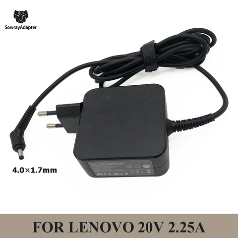 20V 2.25A 45W 4,0*1,7mm adaptador de corriente para portátil para Lenovo cargador Ideapad 100 de 100 yoga310 yoga510 AC adaptador de cargador ADL45WCC ► Foto 1/6