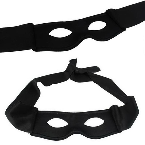 Máscara de encaje de estilo veneciano, disfraz de Zorro Bandit, solitario, para Halloween, disfraz, regalos de fiesta, negro ► Foto 1/6