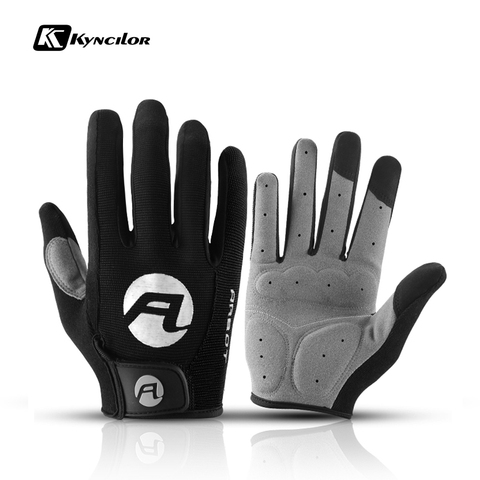 Guantes de dedo completo para ciclismo para hombre y mujer, protectores para deportes al aire libre, absorbentes para el sudor, para verano ► Foto 1/6