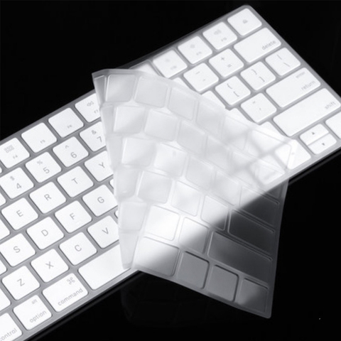 Funda mágica para teclado de silicona A1644 A1314 A1243, funda protectora de piel para Apple imac teclado con tecla numérica A1843 ► Foto 1/6