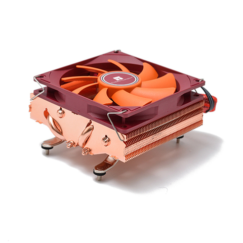 Tubos de calor de cobre para CPU, Enfriador de CPU para AMD AM4 Intel LGA115x, radiador de CPU de 4 pines, ventilador de CPU de refrigeración de cobre puro completo ► Foto 1/6