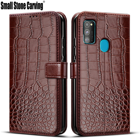 Funda de cuero con tapa para Samsung Galaxy M21 M 21, protector para Samsung Galaxy M21 M215F ► Foto 1/6