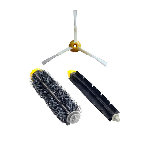 Pelo negro cepillo de cerdas para iRobot Roomba 600 de 700 de la serie 760 de 770, 780, 790, 620, 610, 650 para piezas de Robot aspirador ► Foto 1/2