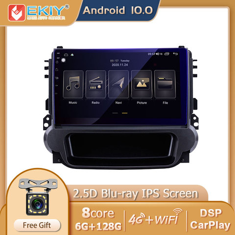 EKIY DSP IPS Android 10 reproductor Multimedia 6G + 128G para Chevrolet Malibú 2012-2015 Auto Radio estéreo GPS Navi Wifi BT Carplay ► Foto 1/6