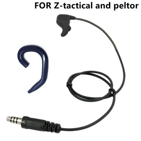 FengRuiTong-auricular de hueso del oído con vibración y reducción de ruido, conector NATO para Z-TAC PELTOR U94 PTT para BAOFENG MOTOROLA YAESU KENWOOD ► Foto 1/4