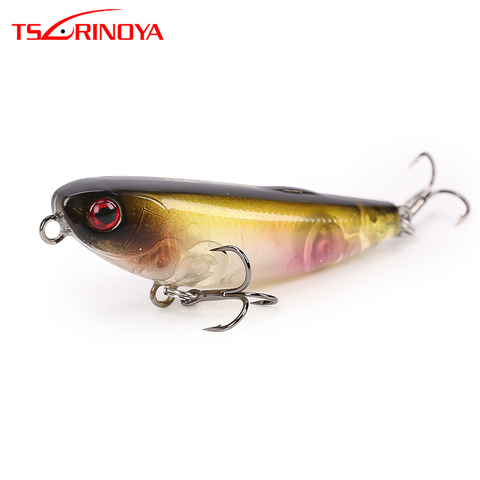 TSURINOYA DW62 50F flotante señuelo para pesca con lápiz 50mm 5g de agua calidad cebo duro trucha Mninnow cebo de pesca Crankbait Wobbler ► Foto 1/6