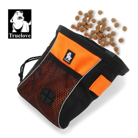 Truelove-bolsas para tratar a los perros, bolsa portátil de viaje con Clip para entrenamiento, bolsa de cinturón de almacenamiento fácil, dispensador de caca, accesorios para perros ► Foto 1/6