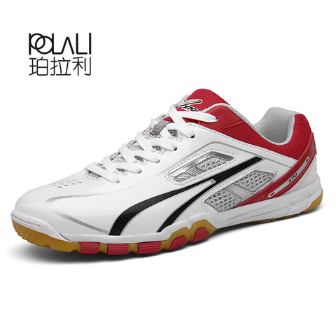 Zapatillas de tenis de mesa profesionales para hombre, zapatillas deportivas transpirables antideslizantes, zapatillas de Ping Pong para mujer, zapatos de entrenamiento resistentes ► Foto 1/6