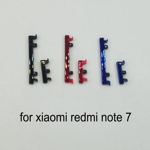 Marco de carcasa de teléfono Original para Xiaomi Redmi note 7, tecla lateral de encendido y apagado, botón de volumen, pieza de repuesto ► Foto 1/1