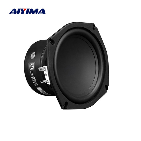 AIYIMA-altavoz de graves de larga duración, Subwoofer de 5,25 pulgadas, 4, 8 Ohm, 50W, controlador de sonido, de baja frecuencia, bricolaje, 1 Uds. ► Foto 1/6