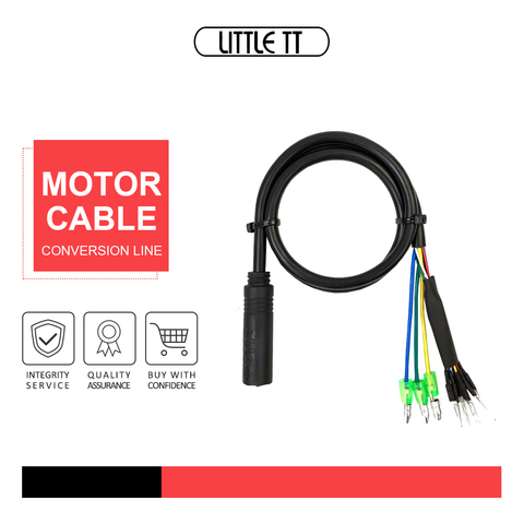 Cable de conversión para bicicleta eléctrica, Cable impermeable de Motor de rueda Julet de 9 pines para accesorios eléctricos para bicicleta, envío gratis ► Foto 1/6