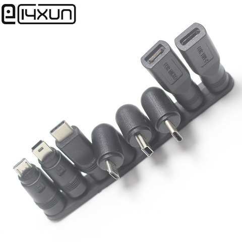 1 Uds * 5,5*2,1mm 5,5x2,1mm hembra jack a USB 3,1 de tipo C macho Micro usb macho DC adaptador de conector de alimentación de CC a tipo c macho ► Foto 1/6