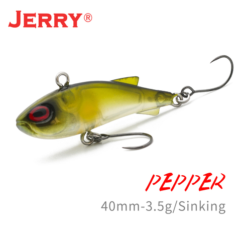 Jerry Pepper-Señuelos de Pesca, anzuelos duros artificiales de trucha, anzuelo de 40mm, 3,3g, cualquier profundidad ► Foto 1/6